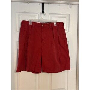 Vtg Polo Golf Ralph Lauren Pleated Red Poly Cotton Shorts Men’s  Luxury, Size 38